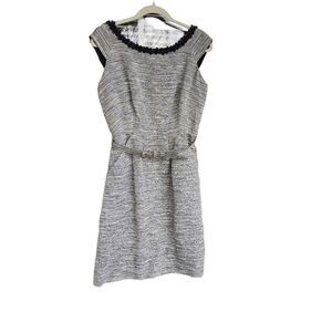 kate spade Women's Beaded Belted Ocean City Jacquard Josie Dress 8